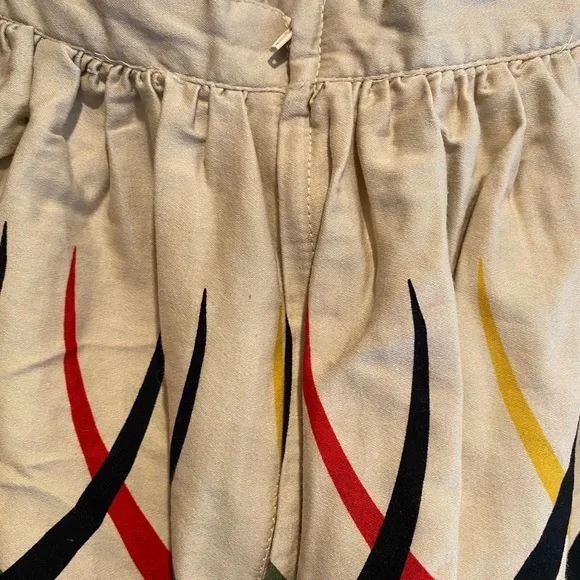 VOODOO VIXEN Colorful Vintage Style Geometric Patterned Skirt - Picture 3 of 4